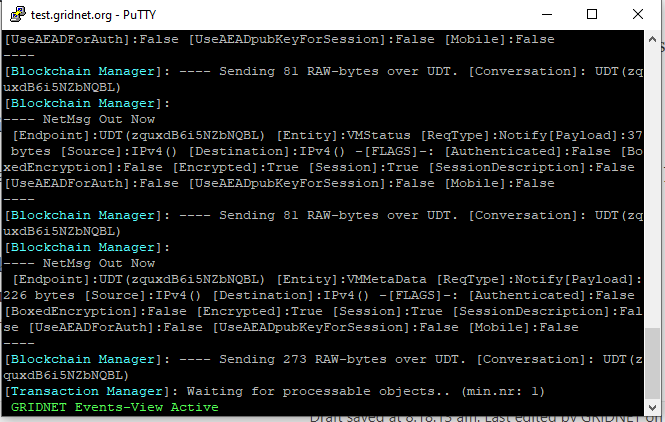 The In-Terminal Events-View